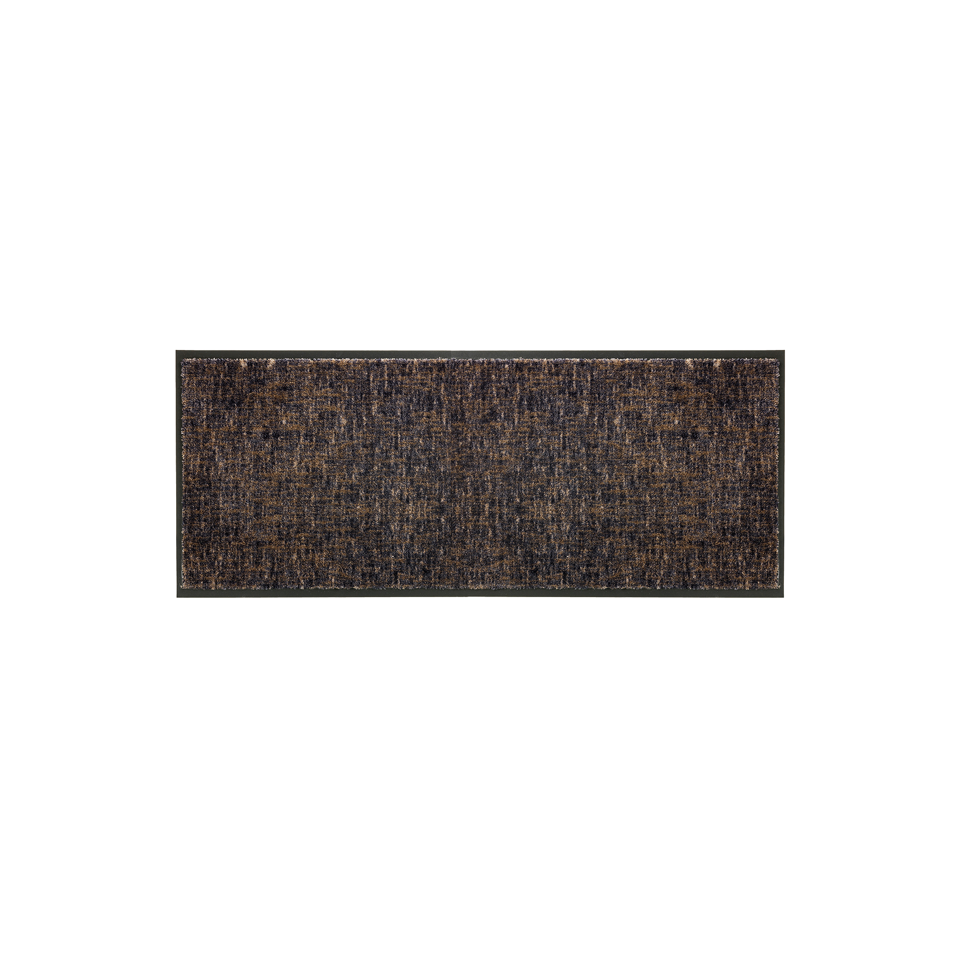 SCHÖNER WOHNEN-Kollektion Fußmatte Miami 67x150 Gitter Anthrazit-Taupe