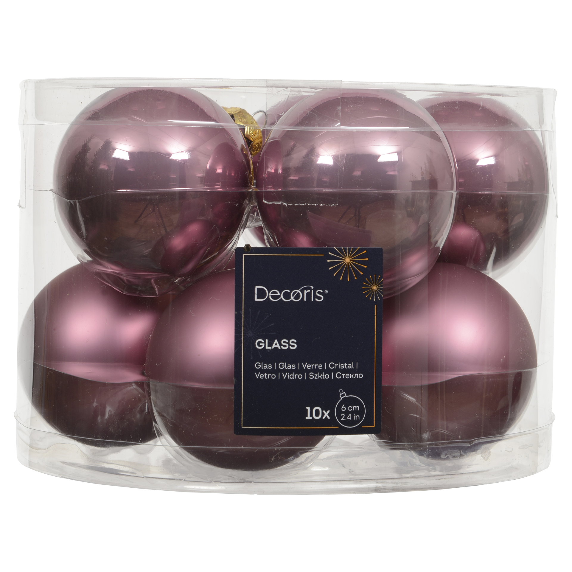 Weihnachtskugeln Candy alt pink Weihnachtskugeln Candy alt pink