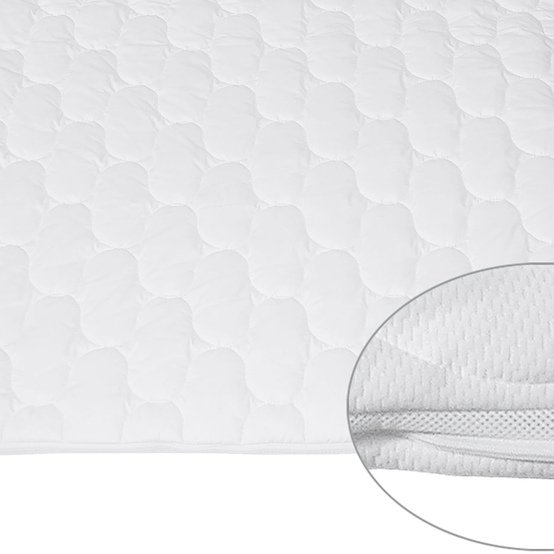 Topper Frescura 180x200 cm Weiß Topper Frescura 180x200 cm Weiß