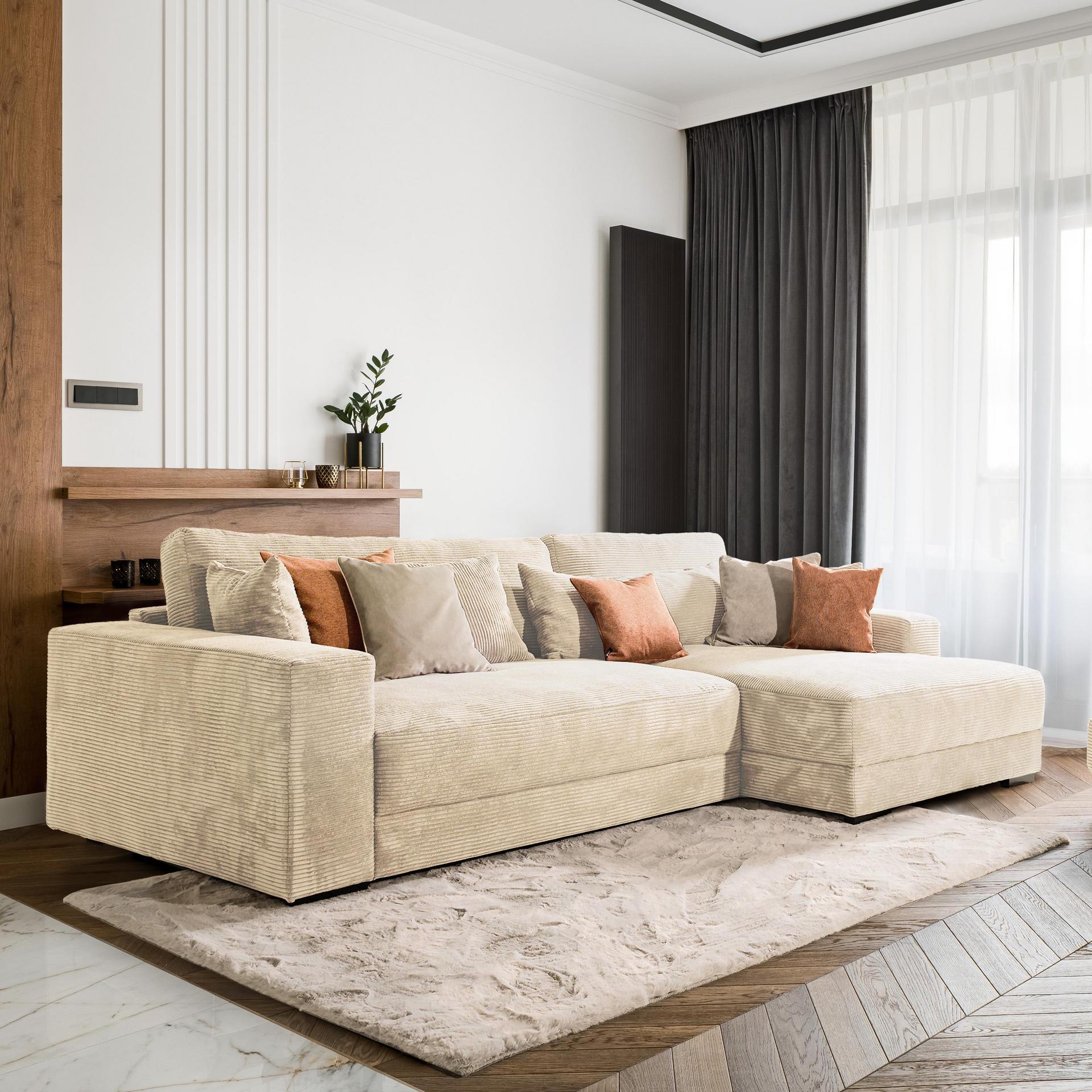 Ecksofa Mirella Beige Ecksofa Mirella Beige