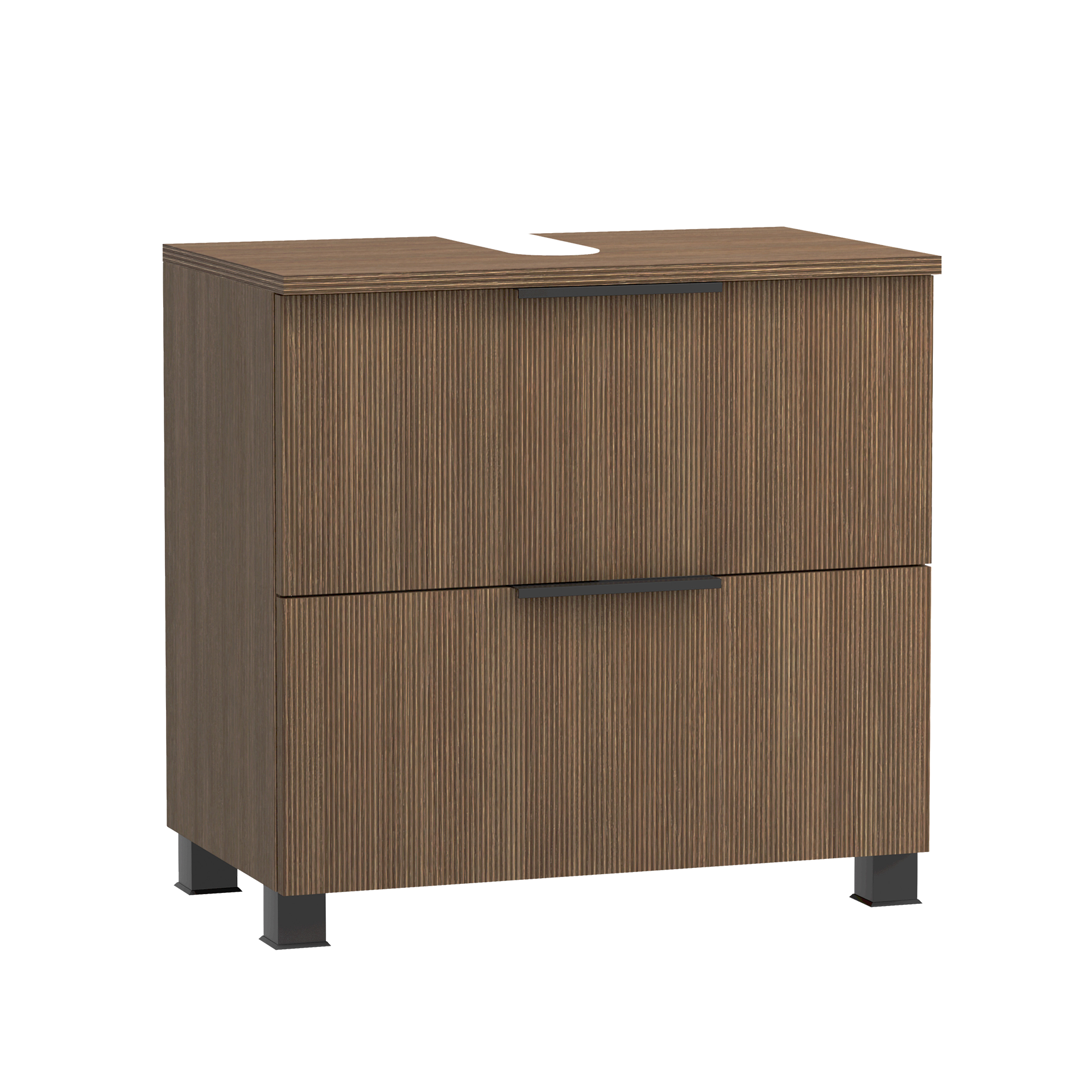 Waschbeckenunterschrank Shelly Holzfarben 35*60*54