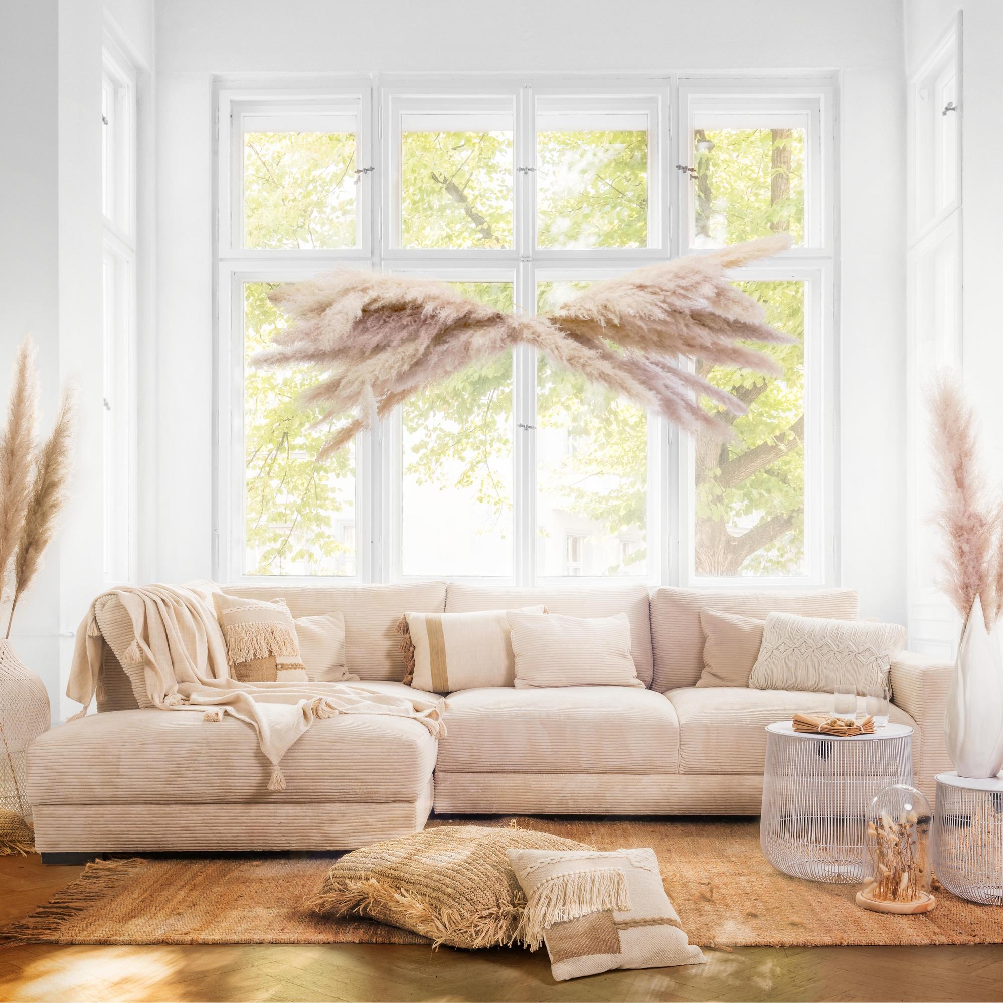 Ecksofa Mirella Beige Ottomane links Ecksofa Mirella Beige Ottomane links