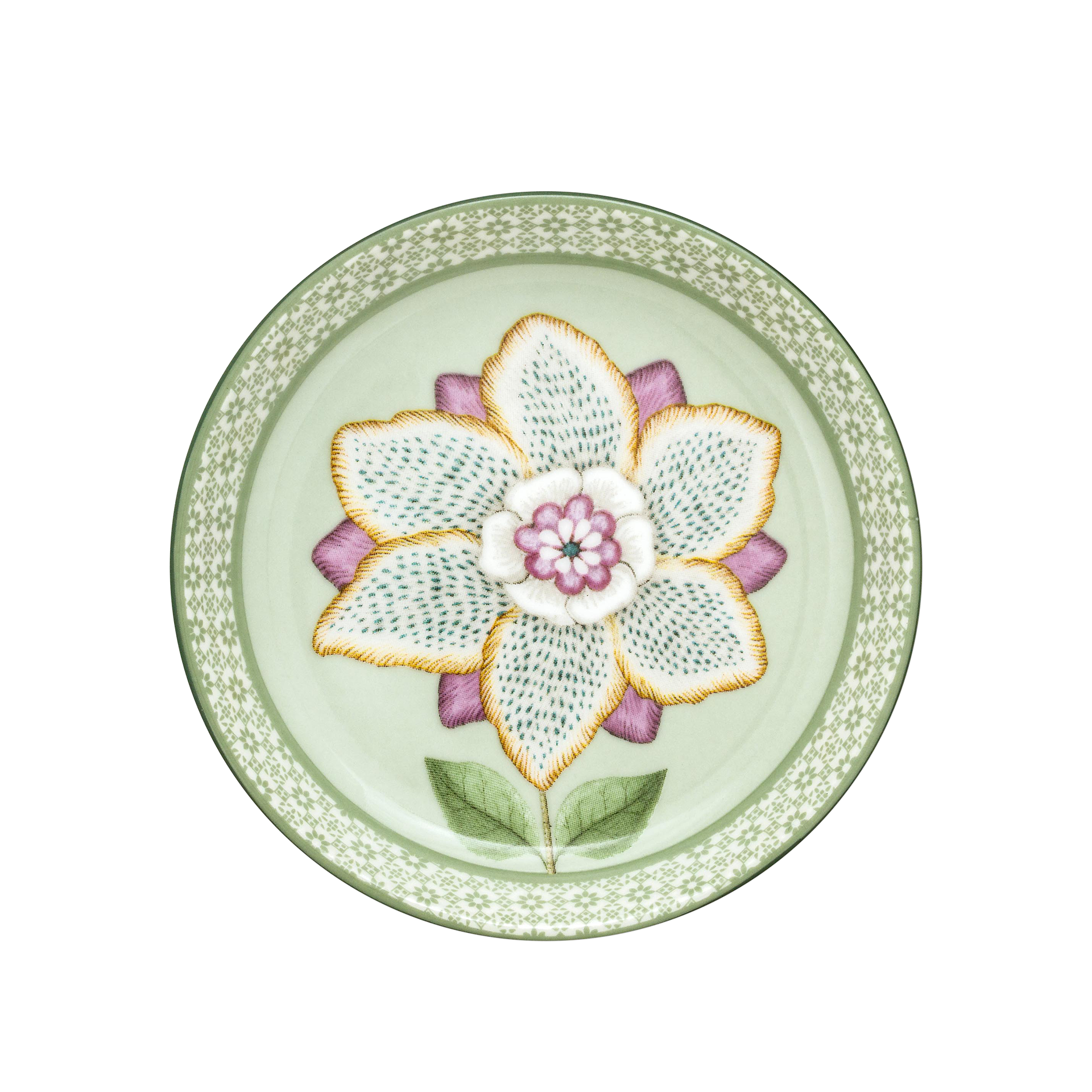 Schale Lily u. Lotus Light green Schale Lily u. Lotus Light green