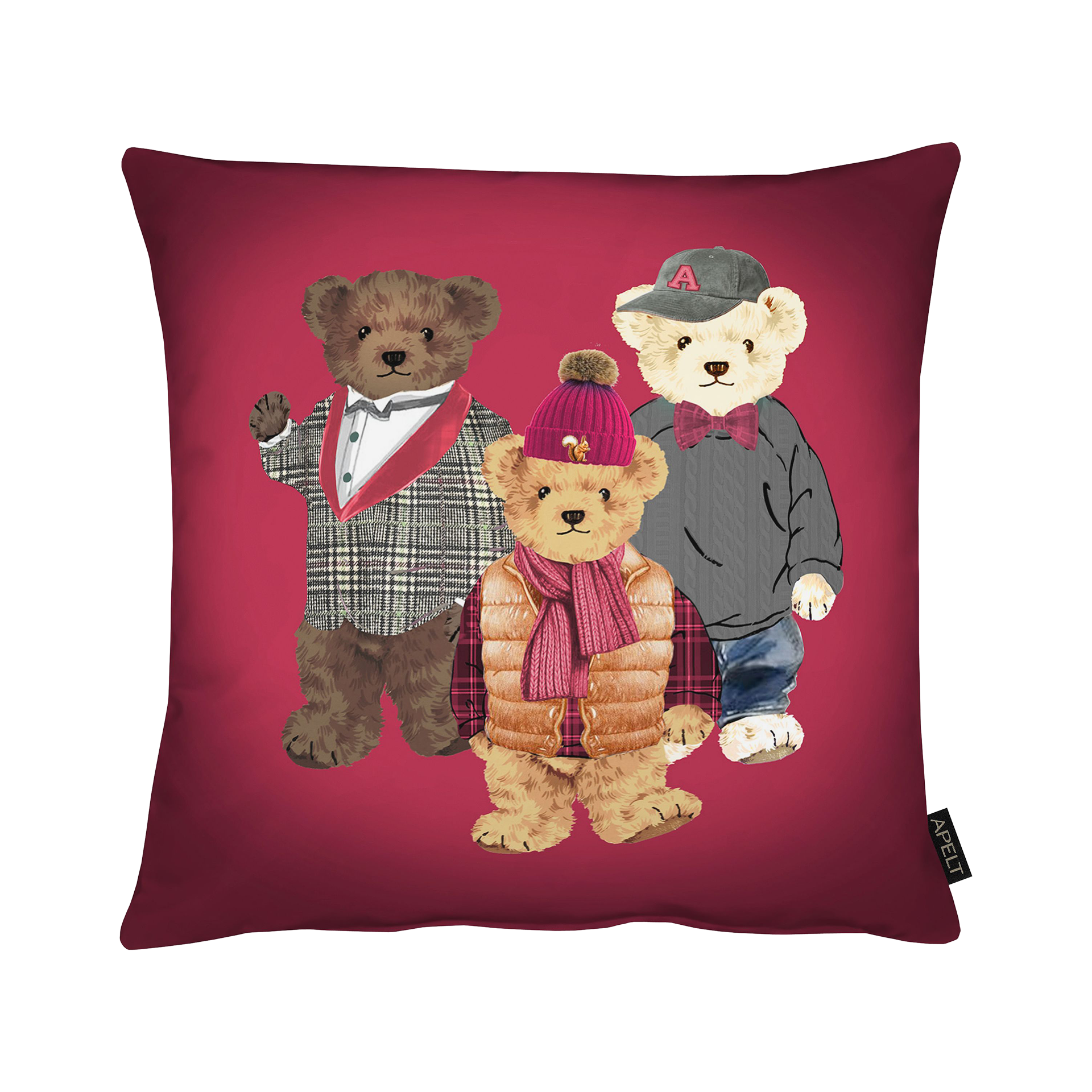 Kissen Robby Rot 45x45cm Kissen Robby Rot 45x45cm