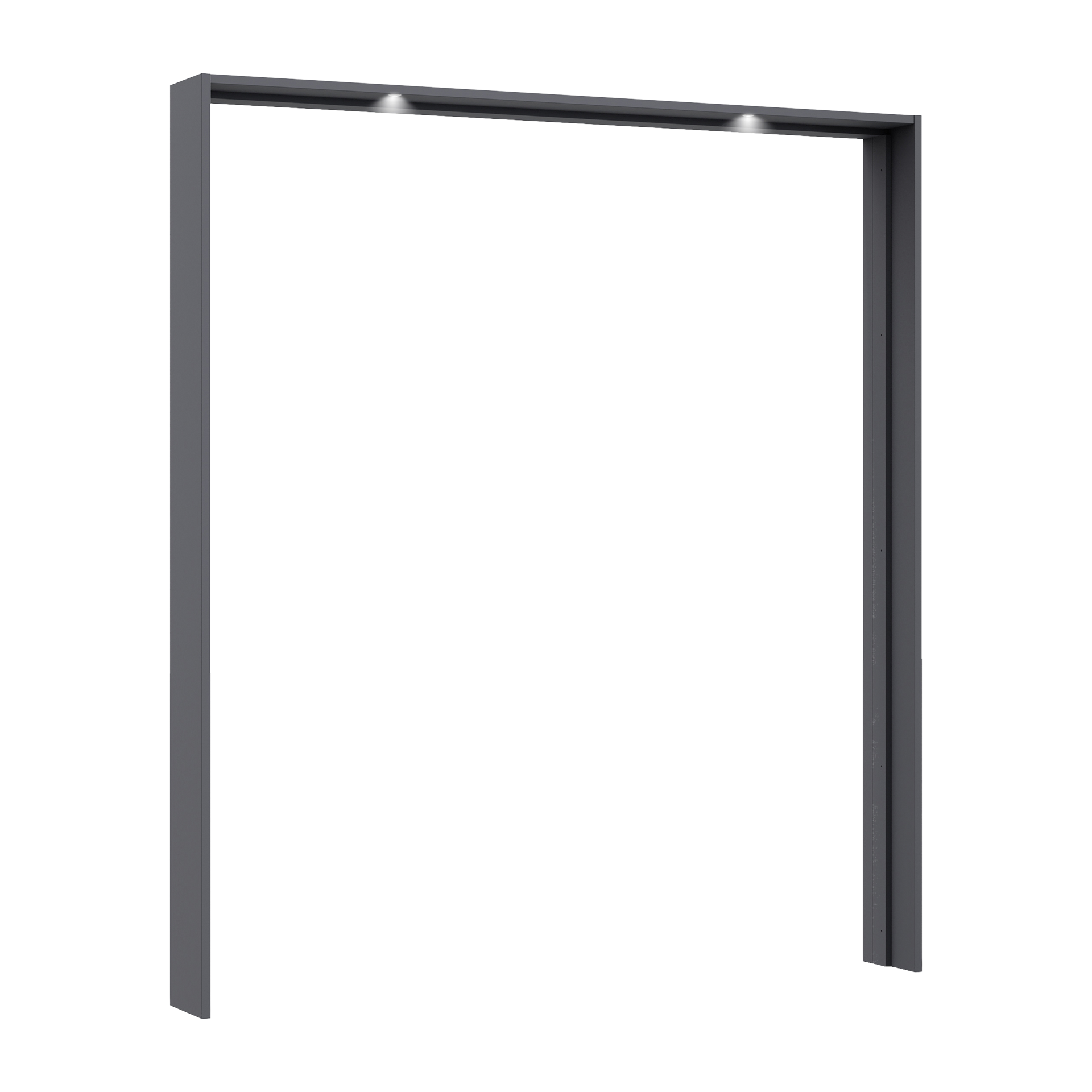 Schwebetürenschrank Elsa Grau 62*189*214 Schwebetürenschrank Elsa Grau 62*189*214