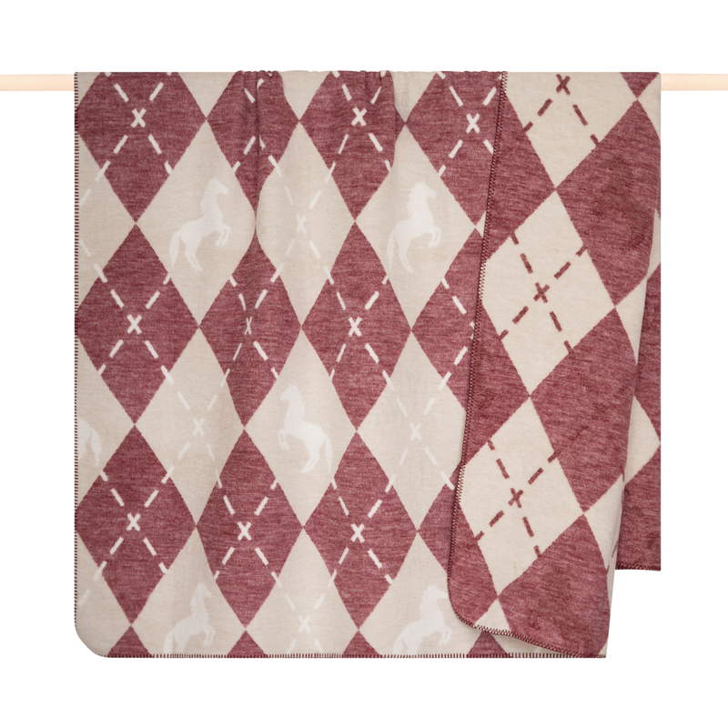 Decke Lucky Bordeaux 150x200cm