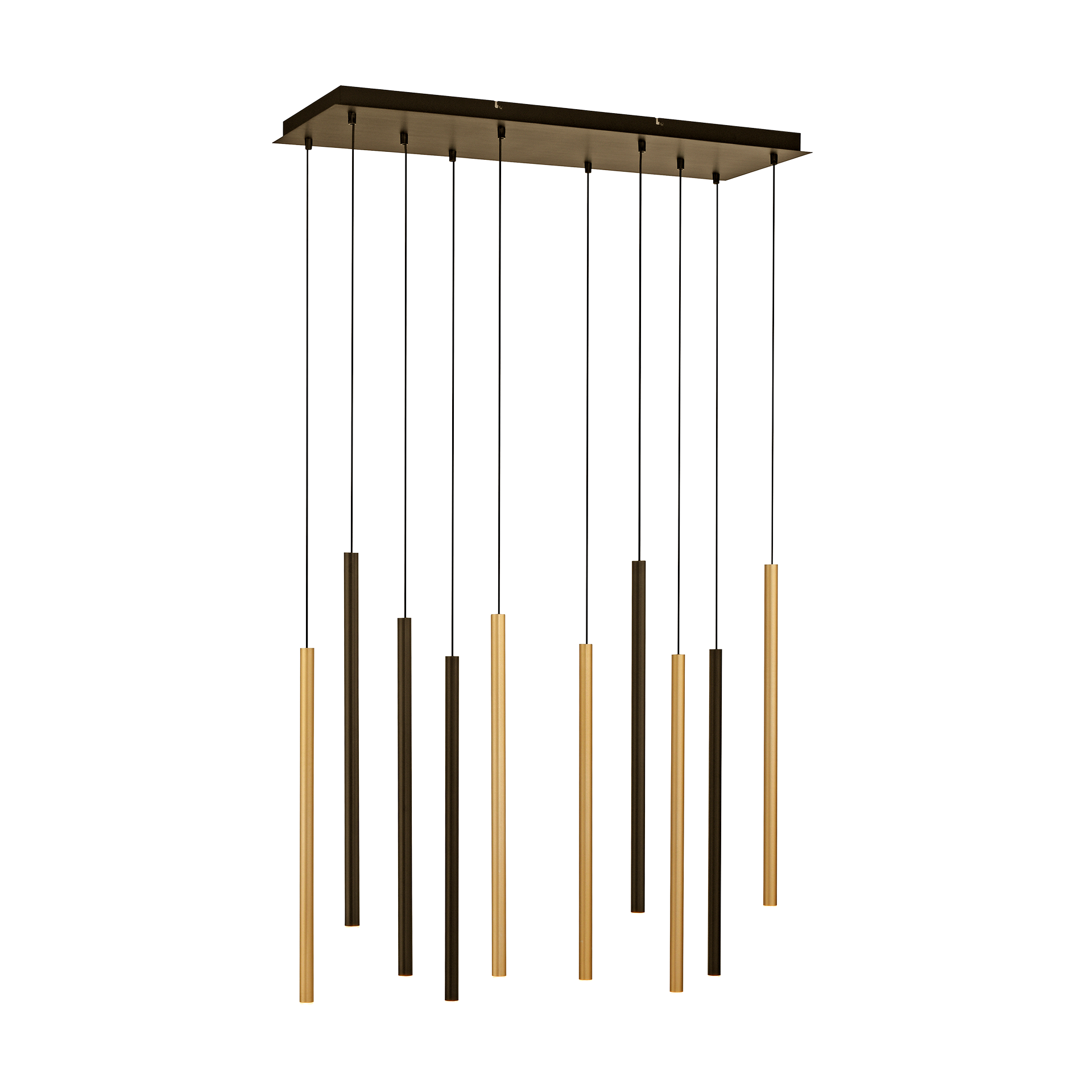 Pendelleuchte FLUTE Gold Schwarz Pendelleuchte FLUTE Gold Schwarz