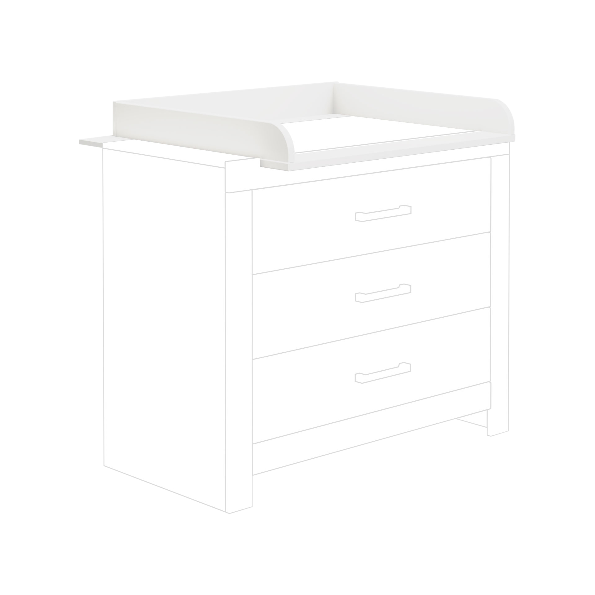 Paidi Wickelaufsatz Fiona Weiß Paidi Wickelaufsatz Fiona Weiß