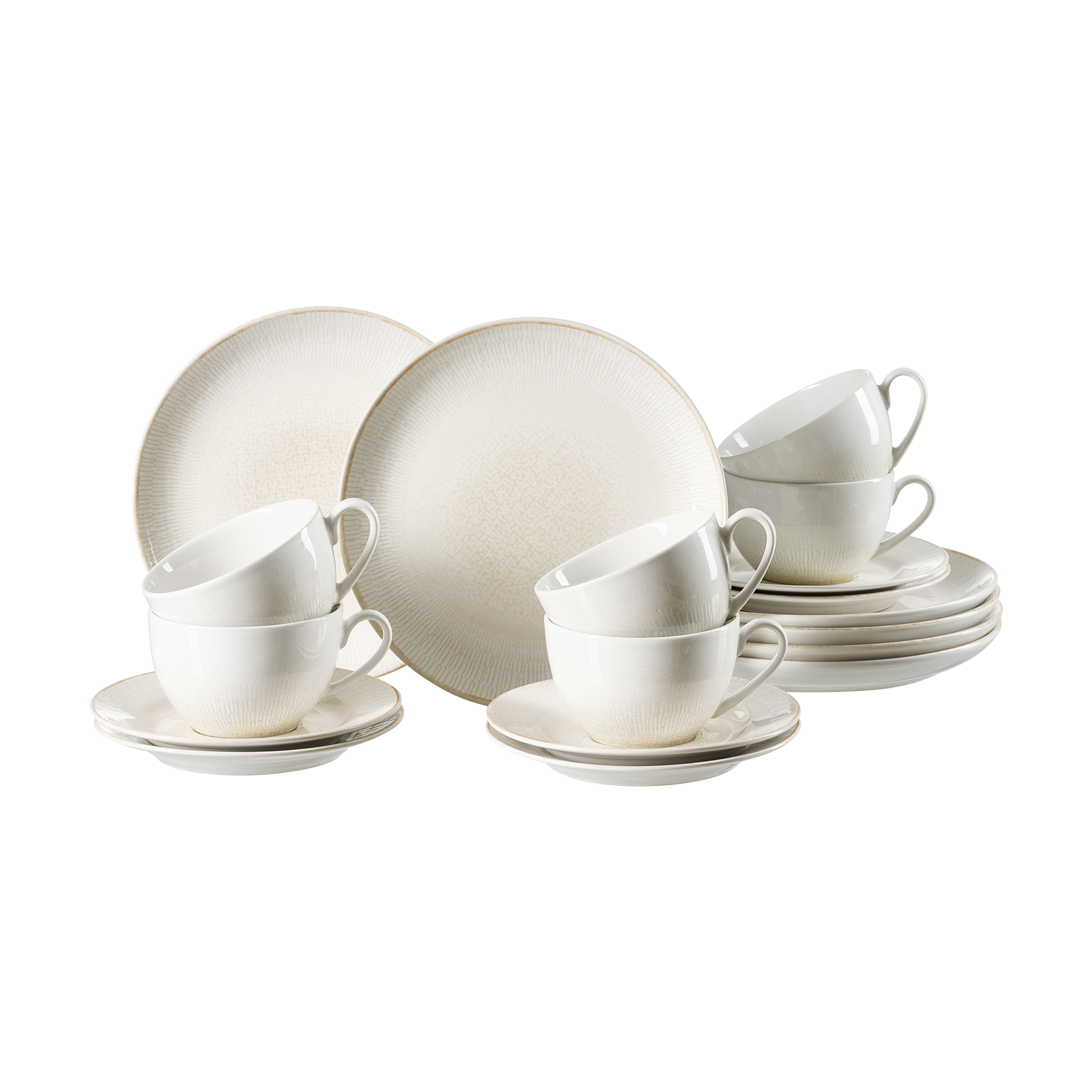 Kaffee-Set Cara 18-teilig beige Kaffee-Set Cara 18-teilig beige