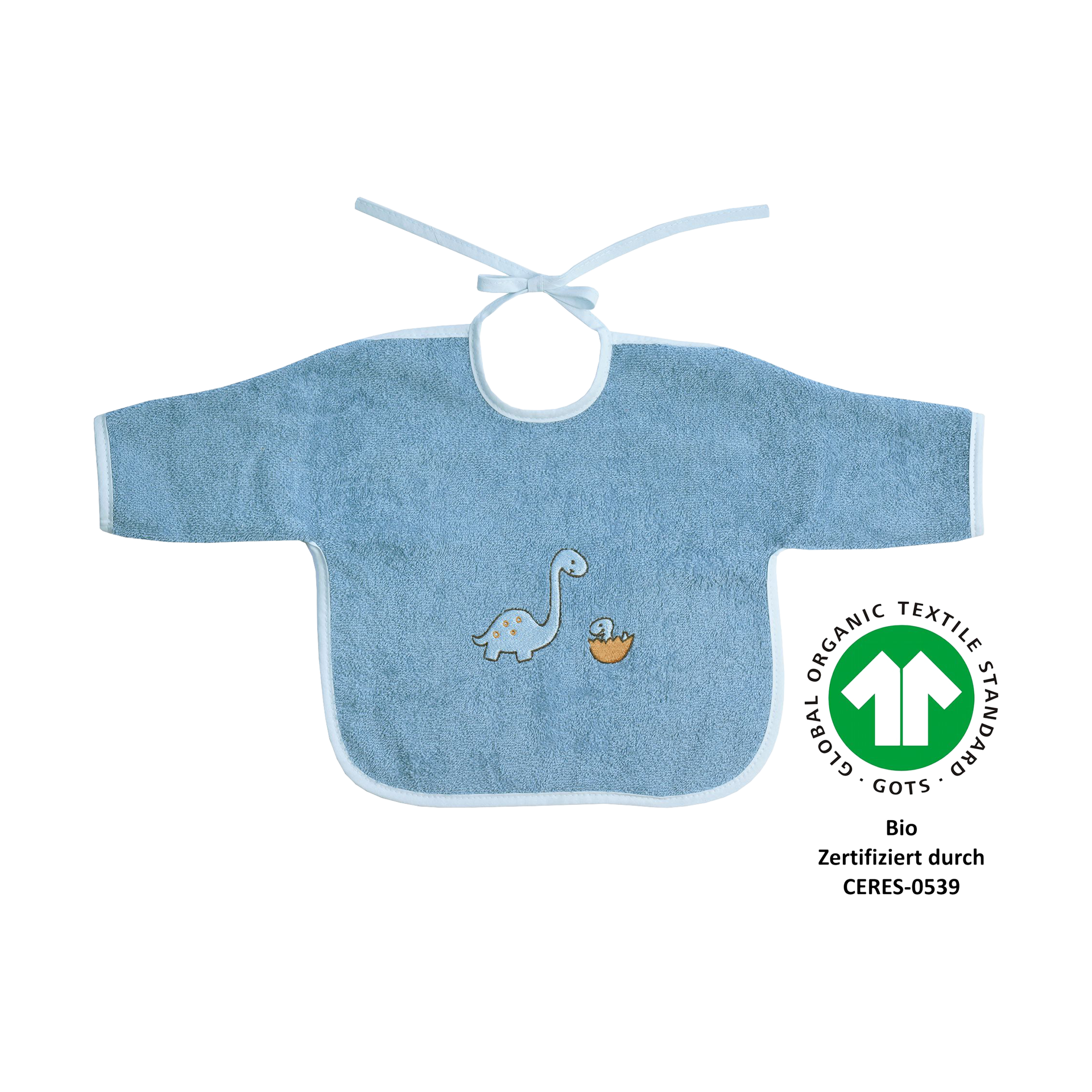 Lätzchen Dinofamilie blau blau Lätzchen Dinofamilie blau blau