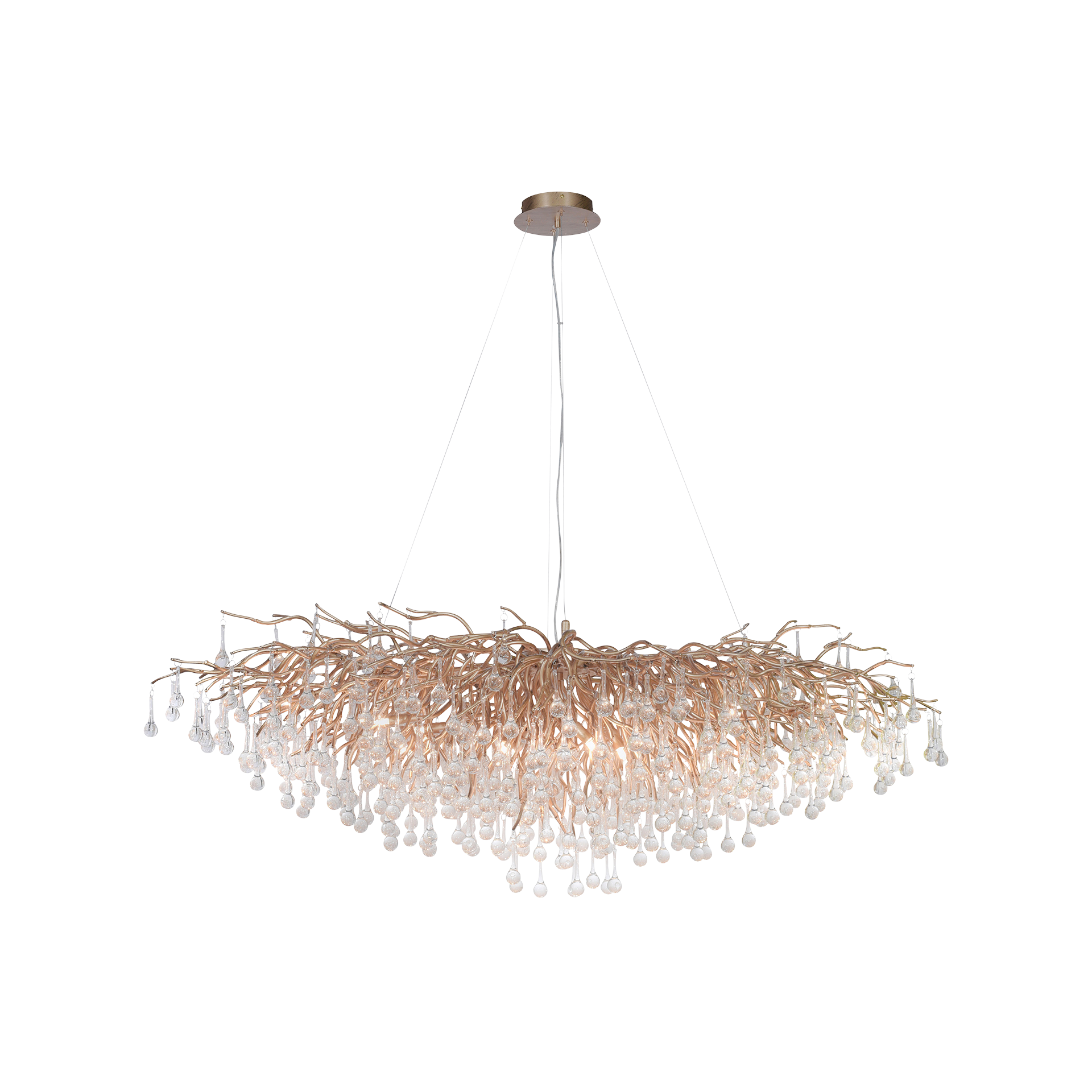 Kronleuchter ICICLE altmessing Kronleuchter ICICLE altmessing