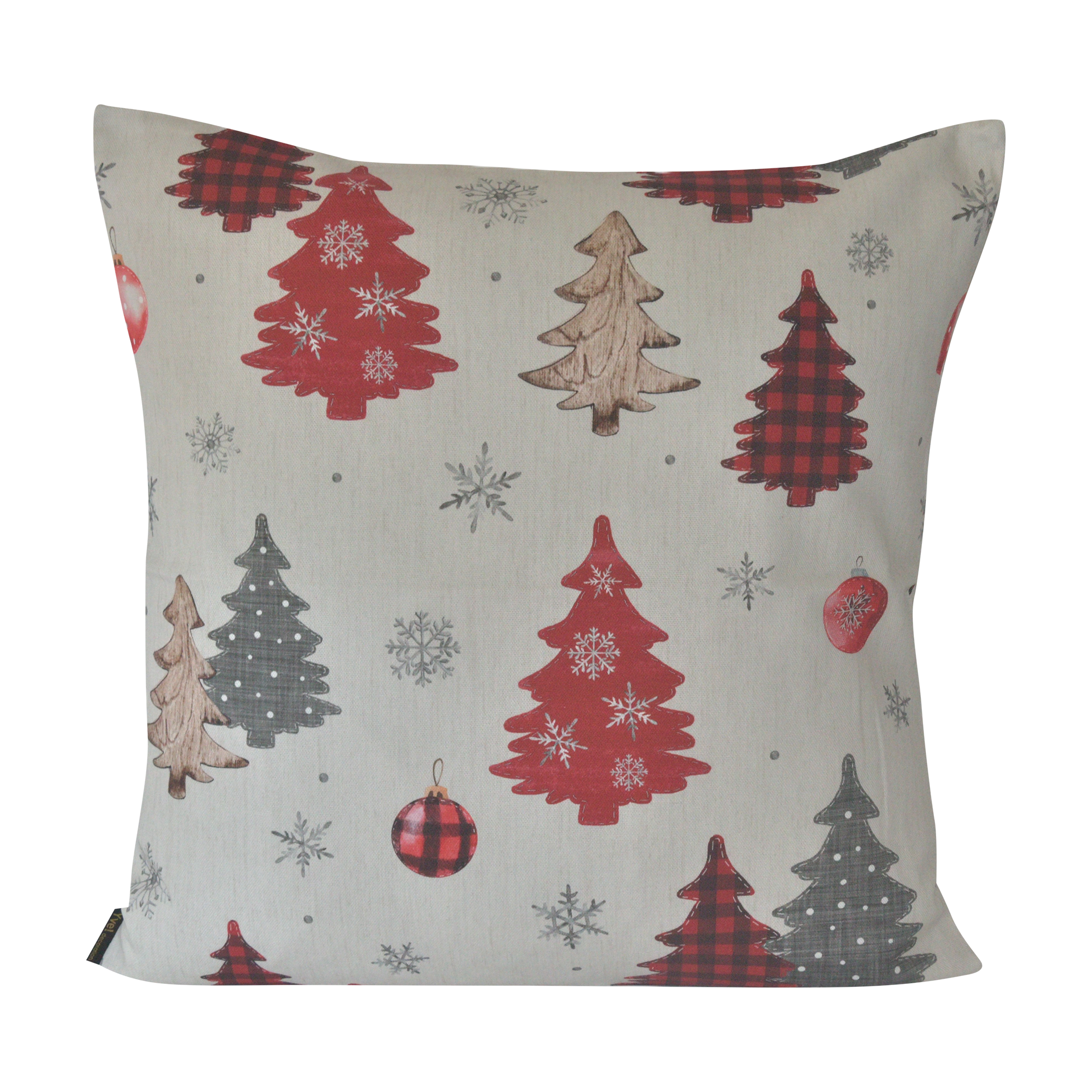 Kissenhülle Waldzauber Weihnachtsrot Kissenhülle Waldzauber Weihnachtsrot