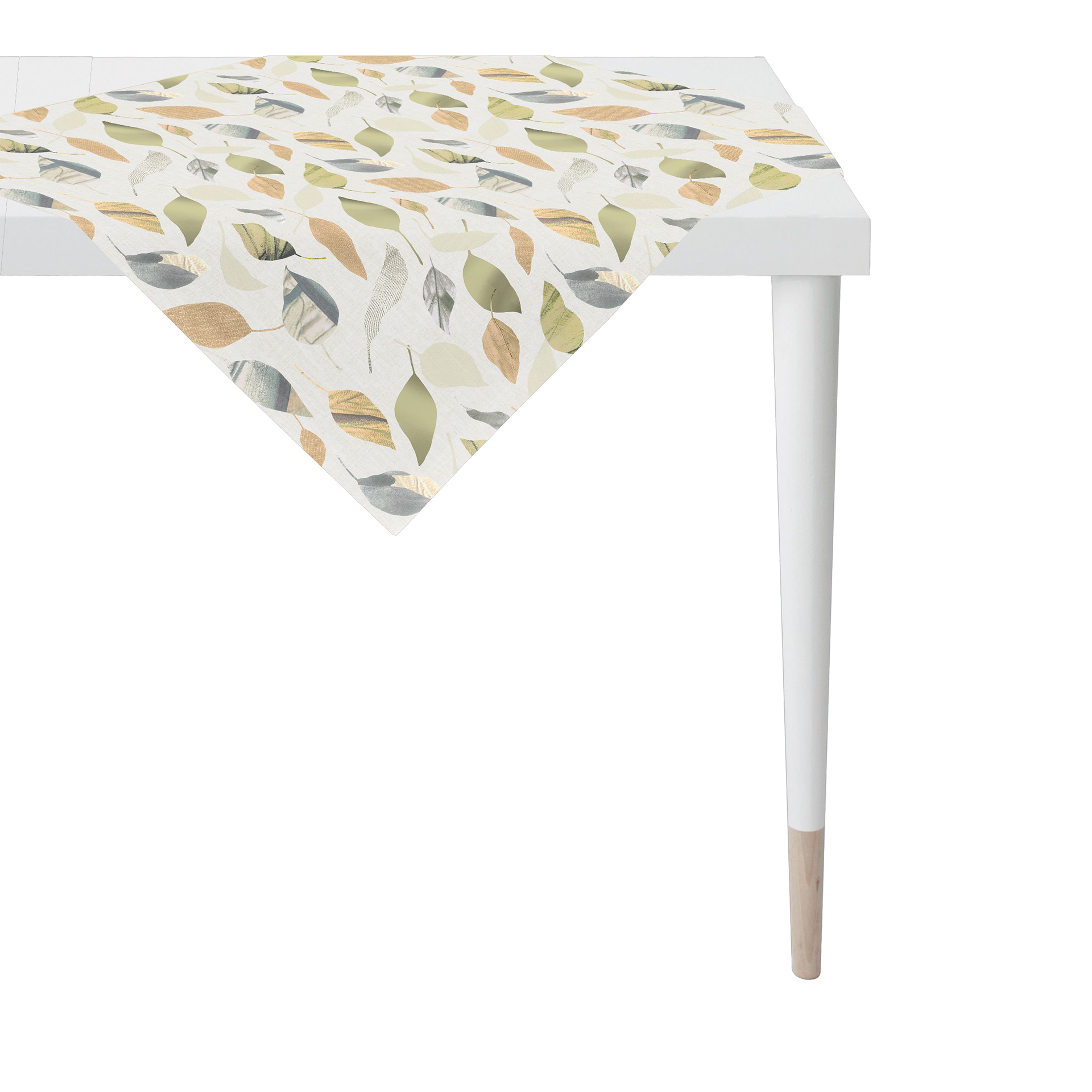 Tischdecke Herbstblätter Mehrfarbig 85x85 Tischdecke Herbstblätter Mehrfarbig 85x85