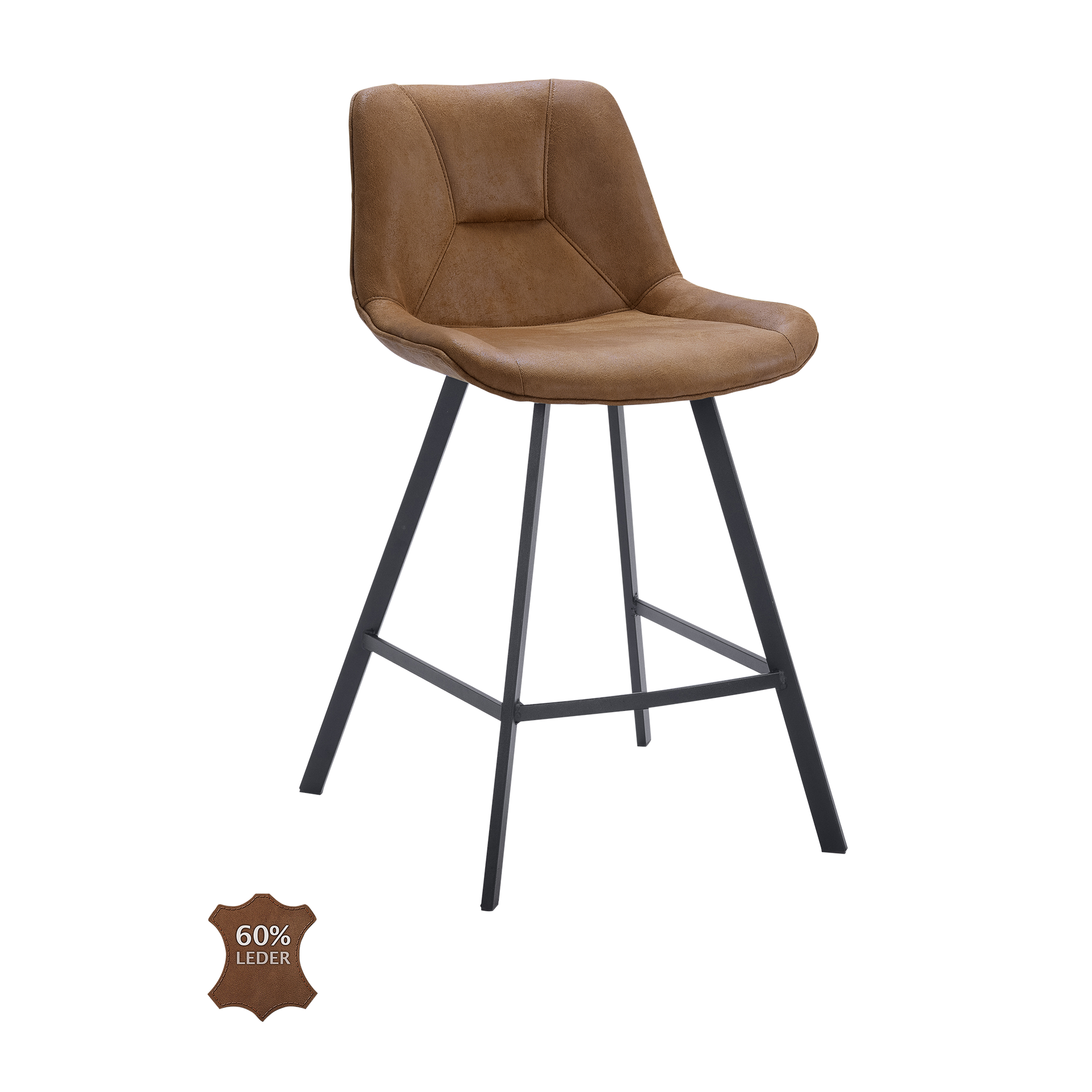 Natura Barhocker Wesley Bezug Stoff Bull Camel Gestell Metall Schwarz pulverbeschichtet Natura Barhocker Wesley Bezug Stoff Bull Camel Gestell Metall Schwarz pulverbeschichtet