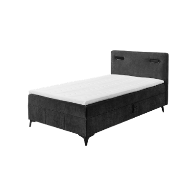 Boxbett Atea Schwarz 120x200 cm Boxbett Atea Schwarz 120x200 cm