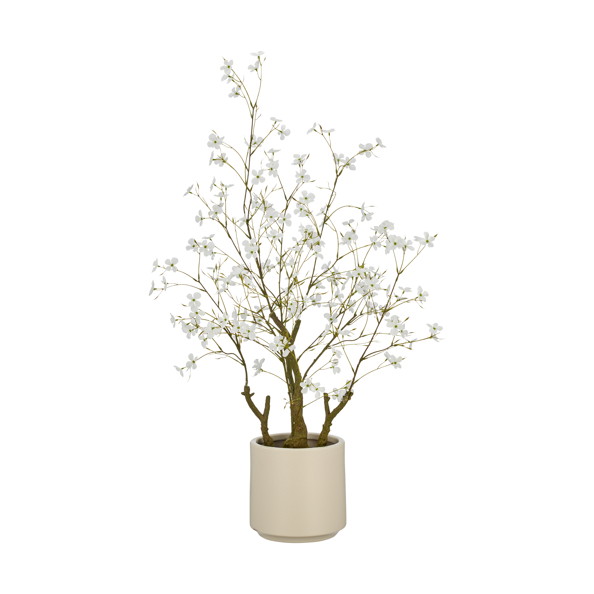 Kunstpflanze Cornus Weiß