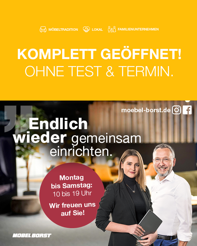 Möbel Borst Immer ehrlich, gut und günstig!